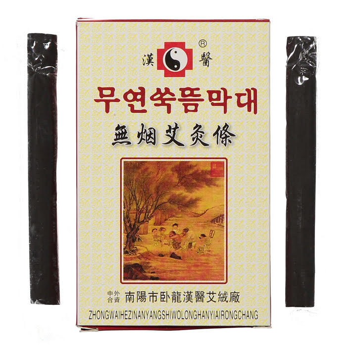 Hanyi Smokeless Hollow Moxa (5 Sticks) Box & Sticks | TCM Supplies NZ