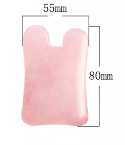 Rose Quartz Guasha (N- Shape, 8 cm)