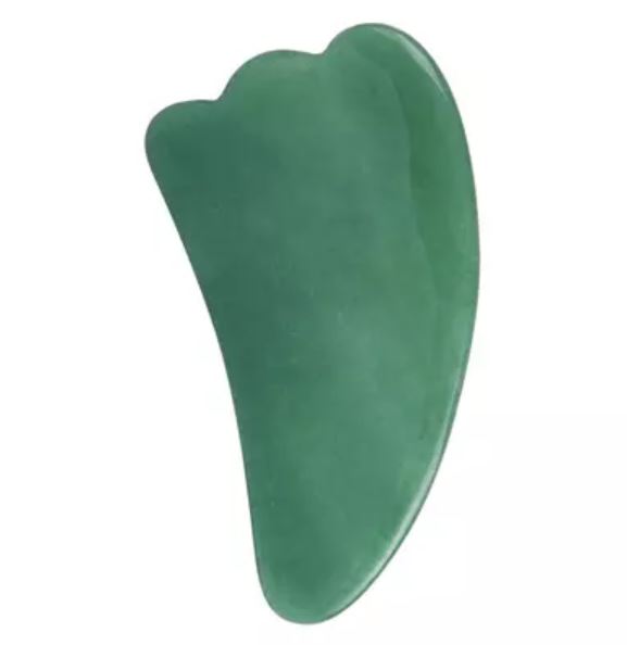 Aventurine Facial Guasha (Horn Shape, 9cm)