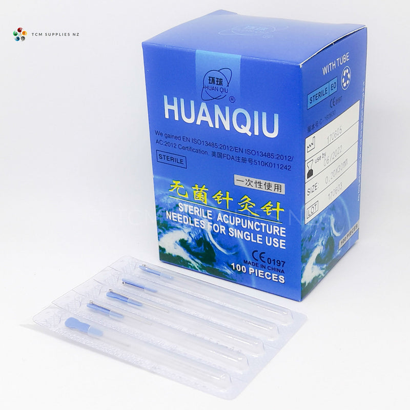 Huanqiu Acupuncture Needles and box (0.16- 0.20 Gauge)