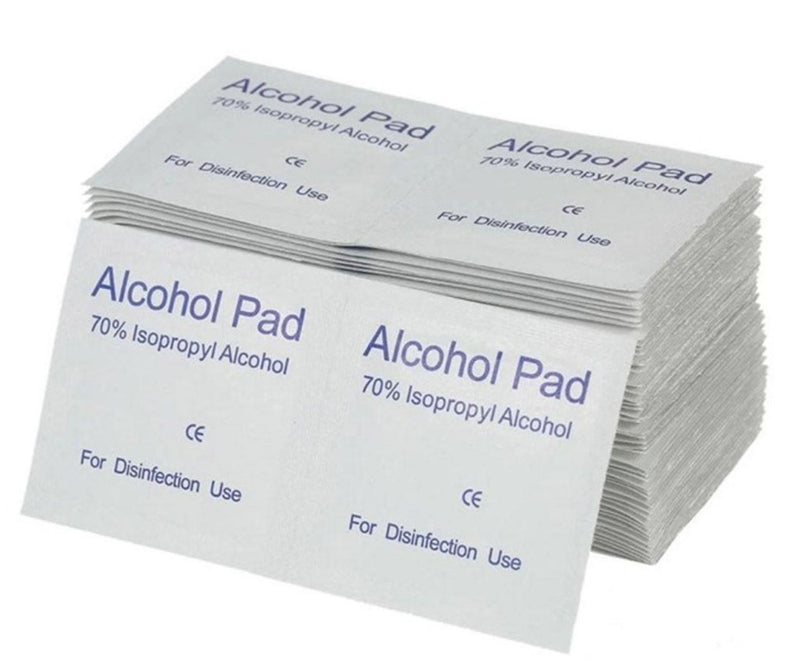 Alcohol Swabs 70% Isopropyl (100 Single-Fold Swabs)