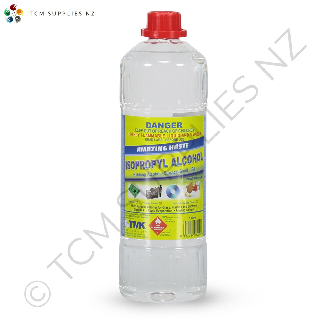 Isopropyl Alcohol 1 Litre TCM Supplies NZ