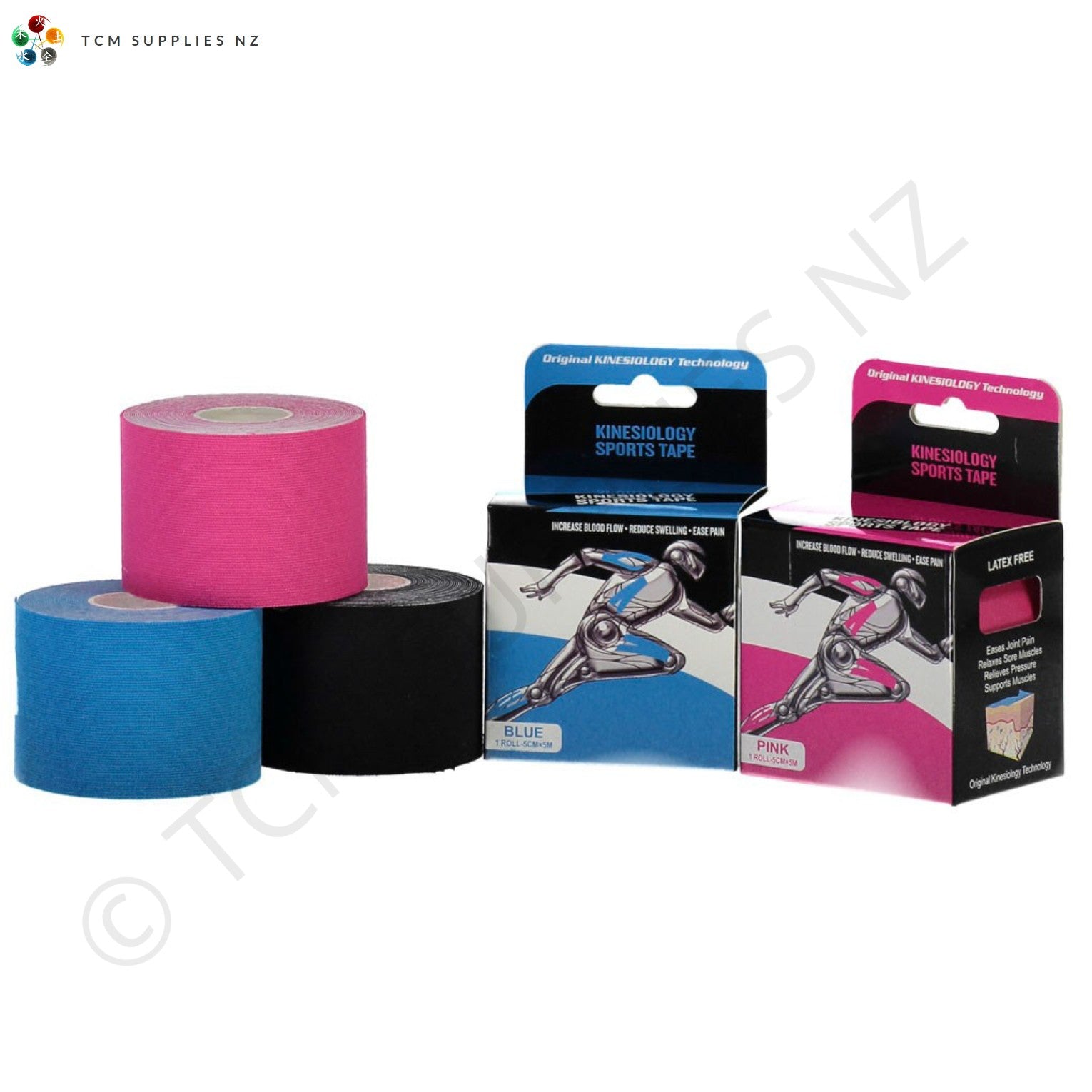 Premium Kinesiology Tape - TCM Supplies NZ