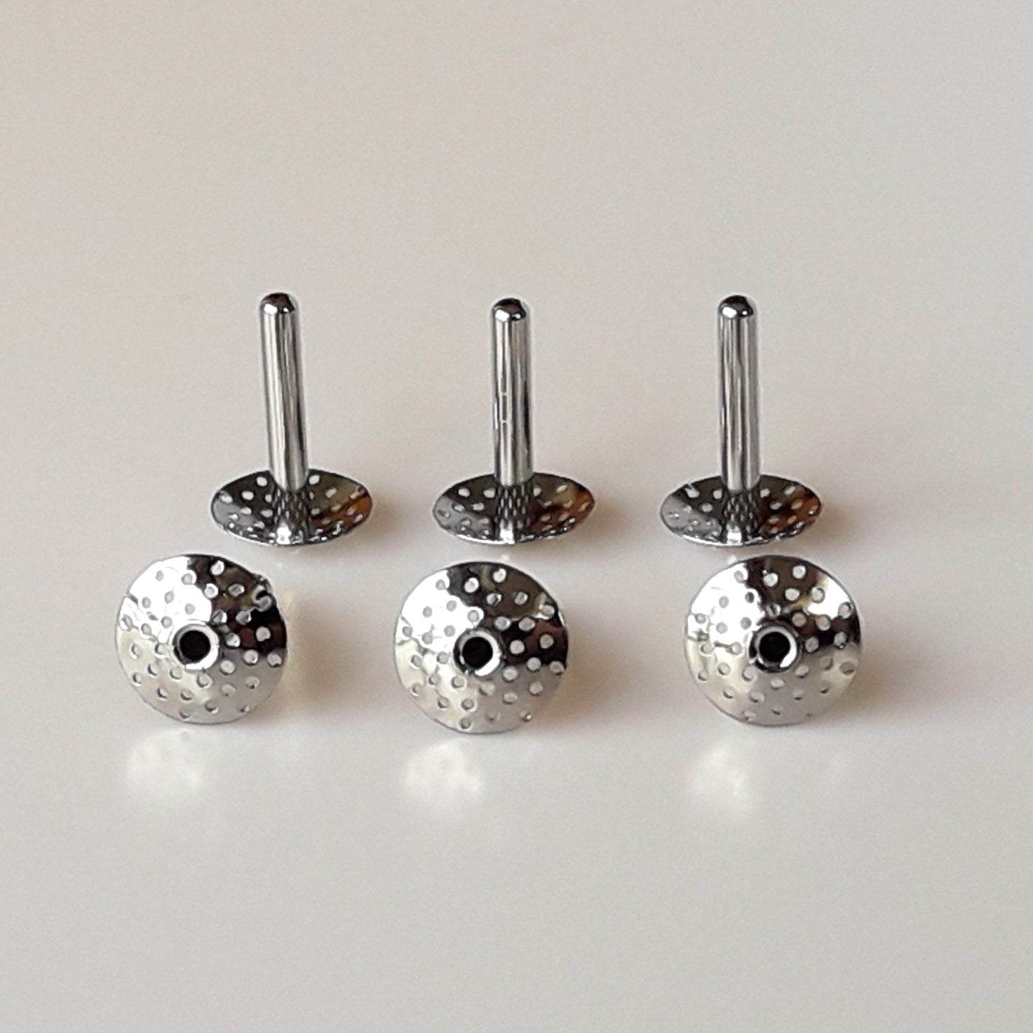 Stainless Steel Moxa Caps (10 Caps)