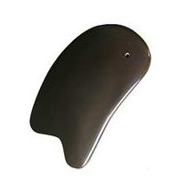 Smooth Bian Stone Guasha (Wing Shape, 11 cm)