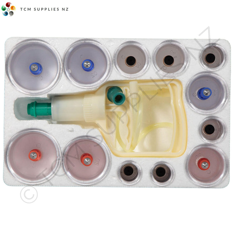 Premium Vacuum Cupping Set - 12 Magnetic Cups | TCM Supplies NZ