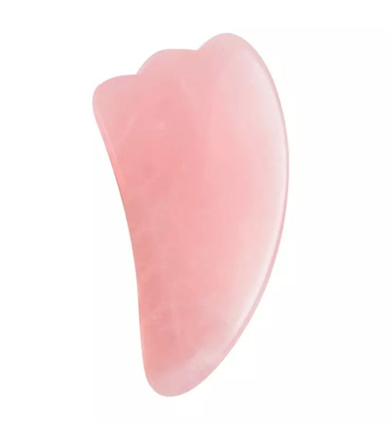 Rose Quartz Guasha (Horn Shape, 10 cm)