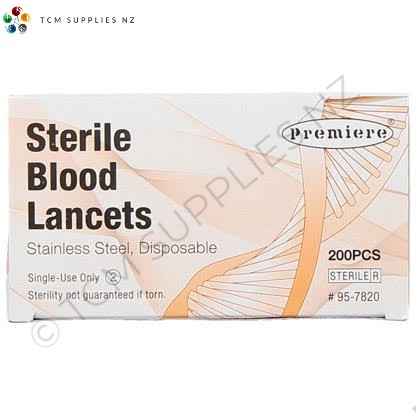 Premiere Sterile Lancets - Box | TCM Supplies NZ