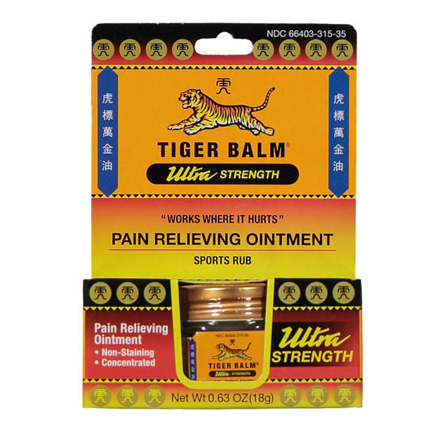 Tiger Balm Ultra Strength - Non Staining Ointment (18g) | TCM Supplies NZTiger Balm Ultra Strength - Non Staining Ointment (18g) box | TCM Supplies NZ